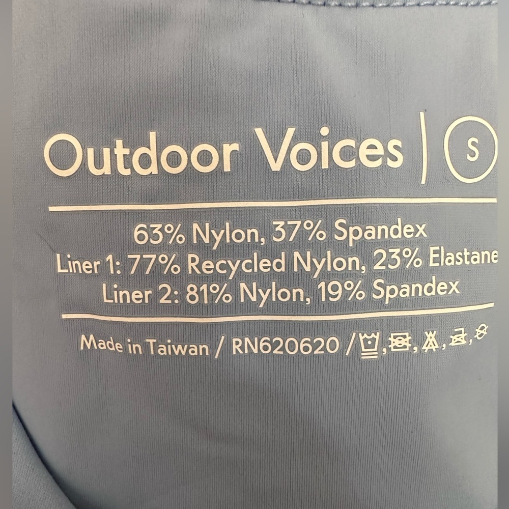 Outdoor Voices Light Blue Tank Top - Picture 2 of 3
